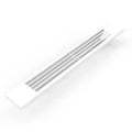 STELRAD Flatwire grille T11xL1600 Ral 9016 - blanc signalisation