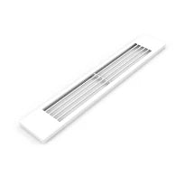 STELRAD Flatwire grille T21xL2000 Ral 9016 - blanc signalisation