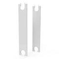 STELRAD  panneaux lateral (set de 2 pieces) 900xT21 Ral 9016 - blanc signalisation