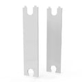 Stelrad panneaux latéraux (set de 2 pièces) 900xT22 - Ral 9016 - blanc signalisation