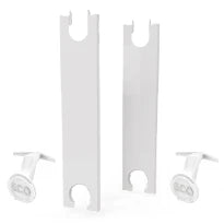 STELRAD  panneaux lateral met ArrowCL (set de 2 pieces) 700xT21 Ral 9016 - blanc signalisation