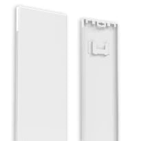STELRAD Vertex panneaux lateral (set de 2 pieces) 1800xT22 Ral 9016 - blanc signalisation