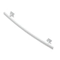 STELRAD  porte serviettes incurvé L1000 Ral 9016 - blanc signalisation