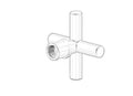 DORNBRACHT WSS Poignée 70 x 70 x 43 mm chromé