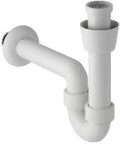Geberit PP siphon tubulaire simple modèle court 5/4 x 40 mm - blanc - lave-mains of bidet