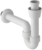Geberit PP siphon tubulaire simple modèle court 5/4 x 40 mm - blanc - lave-mains of bidet