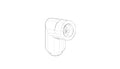 DORNBRACHT WSS Mamelon 49 x 71 x 40 mm chromé