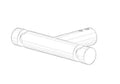 DORNBRACHT WSS Patère 78 x 13 x 47 mm chromé