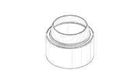 DORNBRACHT WSS Capuchon Ø 45 x 34,5 mm chromé