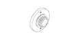 DORNBRACHT WSS Montage du capuchon de fixation Ø 34,5 x 15 mm chromé