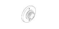 DORNBRACHT WSS Montage du capuchon de fixation Ø 34,5 x 15 mm chromé