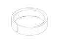 DORNBRACHT WSS Anneau de support Ø 21,5 x 5,5 mm