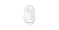 DORNBRACHT WSS Bouchon de fixation blanc Ø 14,5 x 18,5 mm