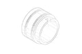 DORNBRACHT WSS Capuchon/Douille Ø 33,2 x 23,7 mm