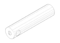DORNBRACHT WSS Bouton de tirage Ø 10 x 45 mm chromé