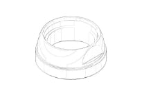 DORNBRACHT WSS Fixation pour inverseur Ø 40 x 18 mm chromé