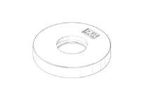 DORNBRACHT WSS Rosace Ø 55 x Ø 27 x 9 mm chromé