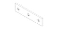 DORNBRACHT WSS Rosace 60 x 120 x 12,5 mm chromé