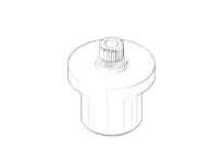 DORNBRACHT WSS Montage du capuchon de fixation Ø 26 x 28 mm chromé