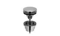 Dornbracht crépine mat gris platina pour lavabo sans trop-plein