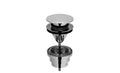 Dornbracht vidage avec fermeture à pression 1 1/4" noir mat
