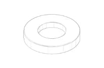 DORNBRACHT WSS Rosace Ø 59 x Ø 27,5 x 9 mm chromé