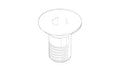DORNBRACHT WSS Fixation pour inverseur M3 x 6 mm