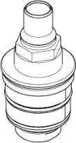 DORNBRACHT WSS Cartouche de thermostat Ø 44 x 147 mm, 40 l/min.