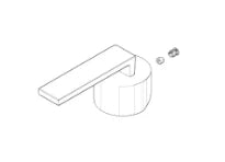 DORNBRACHT WSS Poignée 47 x 45 x 106 mm chromé