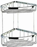 Geesa Basket panier de douche grand modèle en coin - chromé