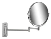 Geesa Mirror miroir 200 mm - sans éclairage 5x agrandissant et normal - 2 bras