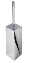 Geesa Modern Art porte-brosse chromé avec brosse noire