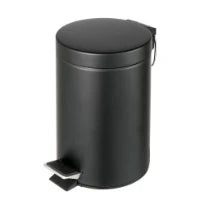 Geesa Hotel poubelle à pédalle NEMOX 3 litres noir mat