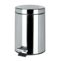 Geesa Hotel poubelle à pédale, 5 L, inox poli