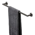 Geesa Nemox BBM porte-serviette mural 60 cm noir brossé Metal