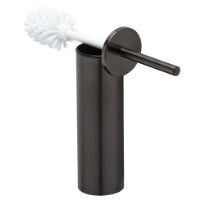 Geesa Nemox BBM porte-brosse, fixation murale noir brossé Metal