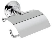 Cottage Classica porte-rouleau chromé avec couvercle