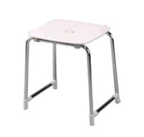 TABOURETT AQUAWARE SERIE 300 blanc/chromé