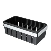 Geesa Frame panier de douche avec insert noir