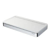 GEESA Frame Tablette Universelle Blanche / Chromée