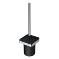 GEESA Frame Brosse de WC et support Noir / Chromé