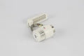 Begetube Tête thermostatique encastré avec sonde à distance type 3000 - blanc - capillaire 5 mètres