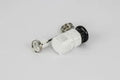 Begetube Tête thermostatique aérien avec télécommande type 4000 - blanc - capillaire 2 mètres