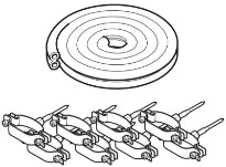 Bulex Tube double et cuivre pré-isolé (Ø 8/10 mm) avec câble sonde (2x0,5mm²) - longueur = 20 M.