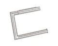 Hewi 162 porte-rouleau mat brossé simple