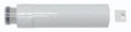 Bulex RGA concentrique PP/acier allonge (longueur 500mm) 80/125 mm