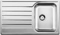 EVIER A ENCASTRER BLANCO LIVIT 45 S SALTO 860 - 500 o inox 1 cuve réversible egouttoir-satine incl.acces. + vid.autom.