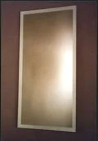 Mirover SFF miroir facet rectangulaire 5 mm - 700 x 350 mm - bord mat