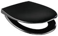 Pressalit Scandinavia Plus siège des toilettes - noir - softclose - quick release - scharnier D05 inox