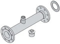 CONDUIT DE GAZ VAILLANT DN 50 1 ou 2 chaudières dos à dos